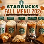Starbucks Fall Menu 2026